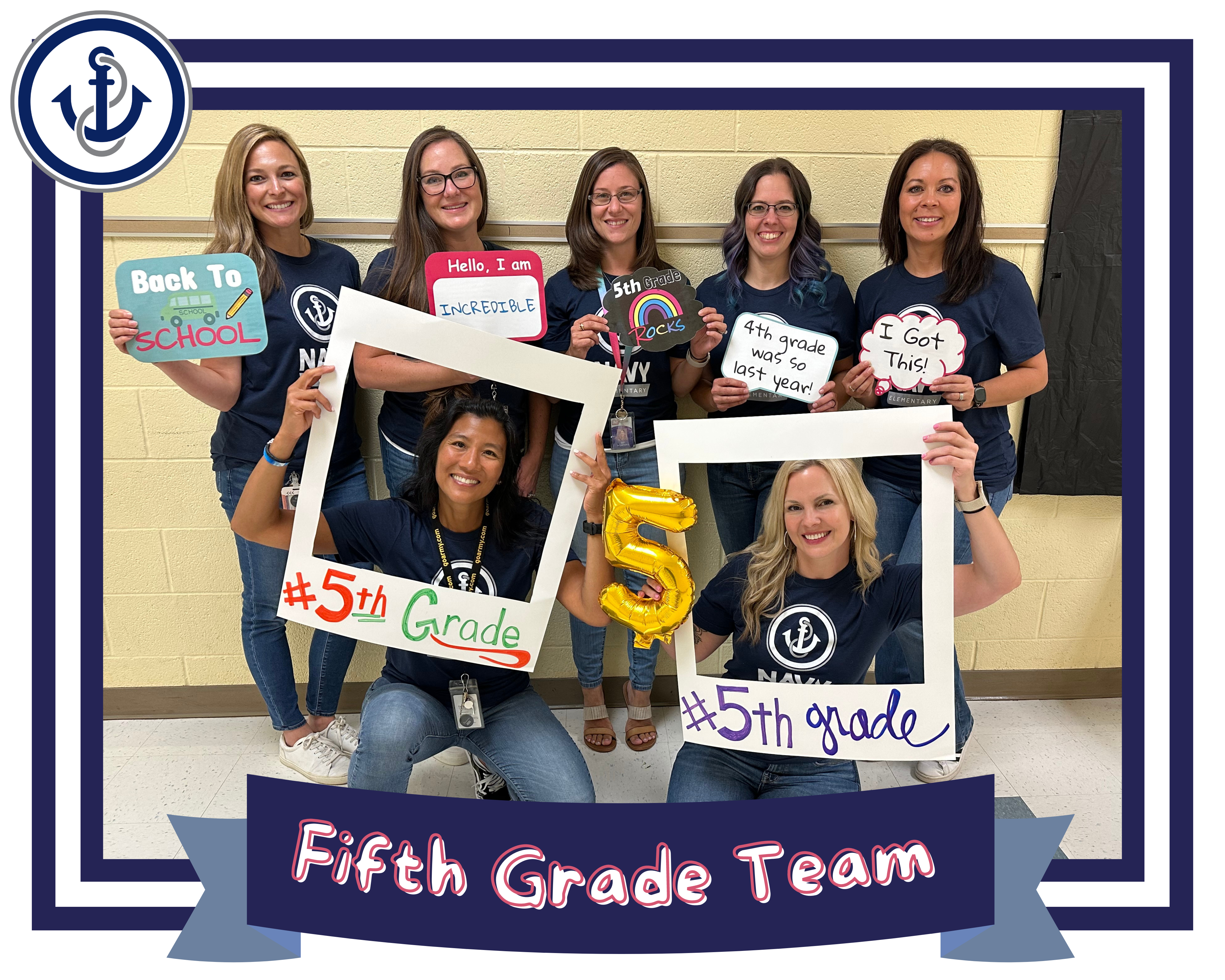 Photo of our Fifth Grade Team